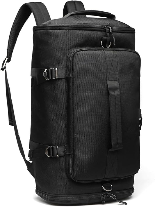 Gym Backpack Sports Bag with Shoe Compartment: Carry-on Travel Backpack with 16" Laptop Compartment, Weekender Outdoor Versatile Use Backpack