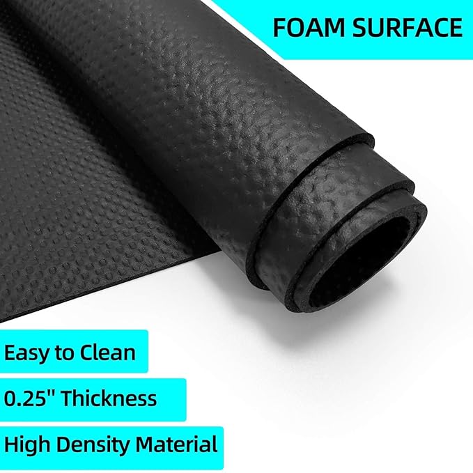 Protective Treadmill & Stationary Bike Mat - Waterproof, Suitable for Hardwood & Carpet, Ideal for Exercise & Jump Rope Use