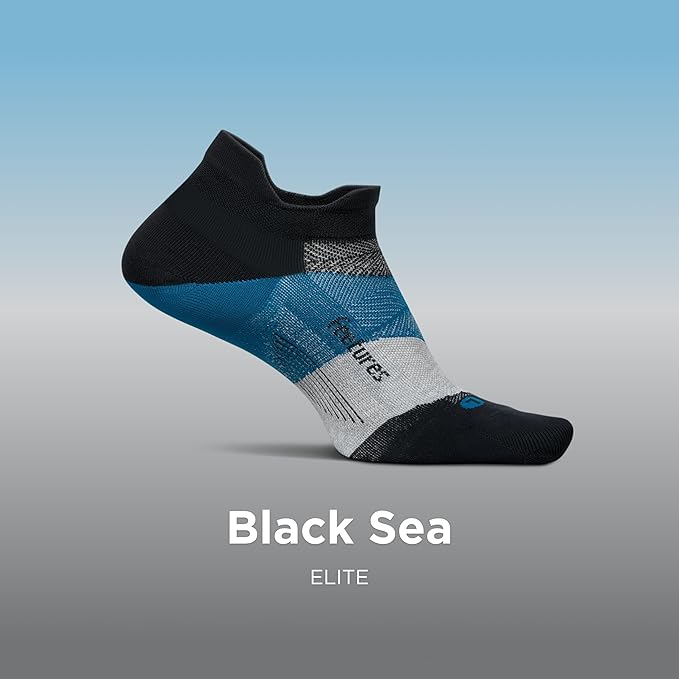 Feetures Elite Ultra Light Cushion Ankle Socks - Sport Sock with Targeted Compression