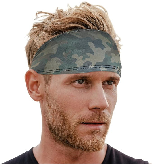 Tough Headwear Sport Headbands for Men - Workout Headbands for Women - Running Headband -Tennis Athletic Sweatband
