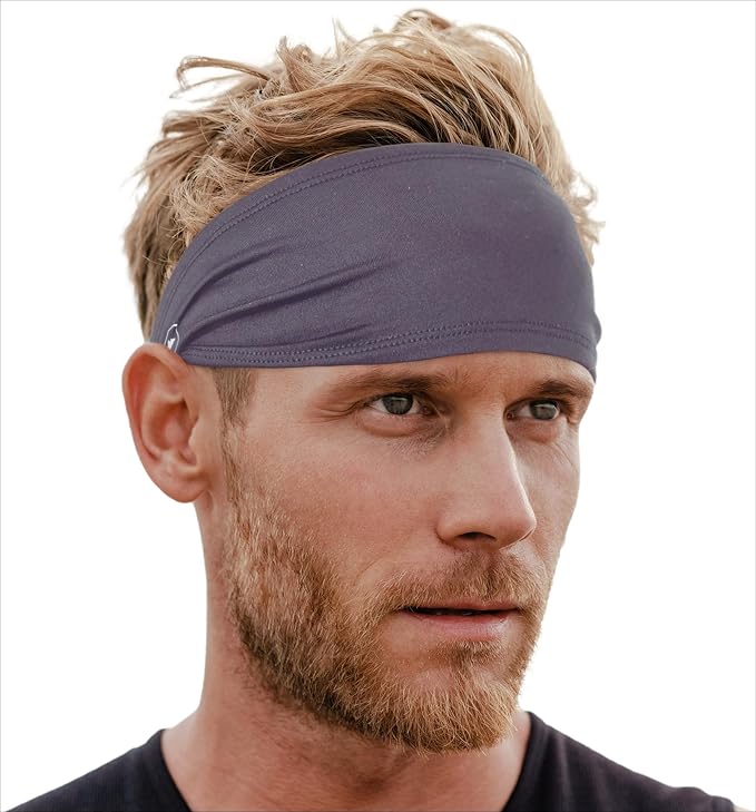Tough Headwear Sport Headbands for Men - Workout Headbands for Women - Running Headband -Tennis Athletic Sweatband