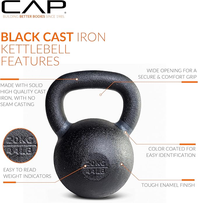 Cap Barbell Cast Iron Competition Kettlebell Weight