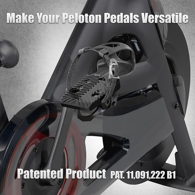 CyclingDeal Toe Cages - Compatible with Peloton Bike & Bike+ Pedals - Convert Peloton Pedals to Dual Function Pedals - Ride with Sneakers