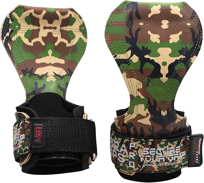 Cobra Grips PRO Weight Lifting Gloves Heavy Duty Straps Alternative Power Lifting Hooks for Deadlifts Adjustable Neoprene Padded Wrist Support Bodybuilding