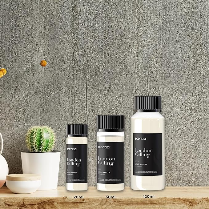 Hotel Diffuser Oil Inspired by Ferrari - 50 ml 1.69 fl oz - Fragrance Oil Blend White Tea, Cedarwood & Soku Lime for Aromatherapy Diffusers and Humidifiers - London Calling, Mothers Day Gift