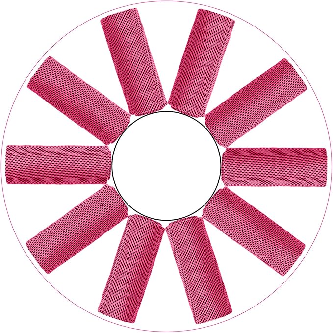 Biange Cooling Towels (40"x 12", Pack of 10) for Neck and Face, Cold Towel for Hot Weather, Sports, Workout, Fitness, Gym, Yoga, Golf, Pilates, Travel, Camping & More