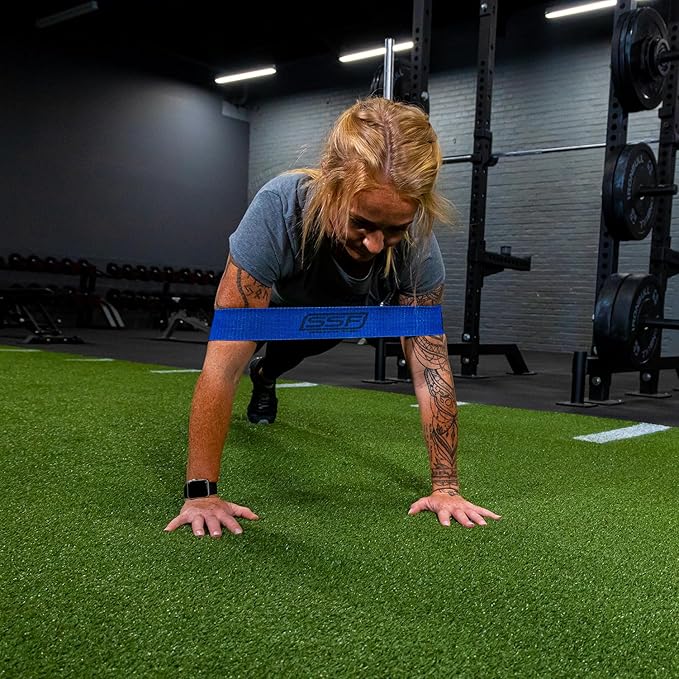 Serious Steel Fitness Fabric Mini Loop Non-Slip Resistance Band Set | Warm-Up, Physical Therapy, Glute Training, Speed and Agility Exercise Bands