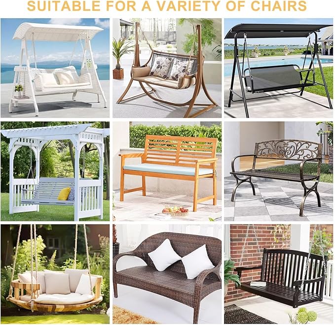 Porch Swing Cushion with Backrest,Waterproof Bench Cushion for Outdoor Furniture,2-3 Seater Replacement Thickened Swing Cushion with Ties,Patio,Outdoor,Backyard and Garden (Zebra Floral,47x40")