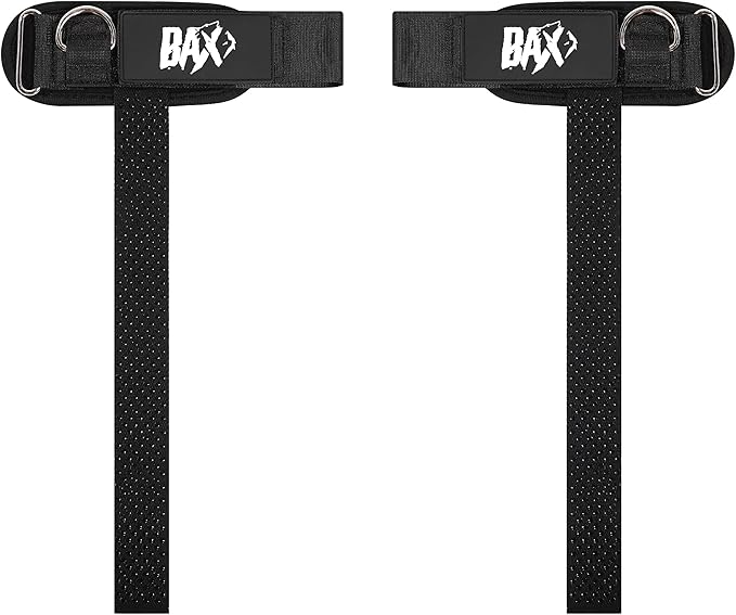 Ekkovision Weight Lifting Straps With Cuffed D Ring, Wrist Support for Men, Heavy Duty Thick Comfortable Lifting Straps, Secure Fit, Enhanced Grip, Straps for Weightlifting & Gym Training, Black