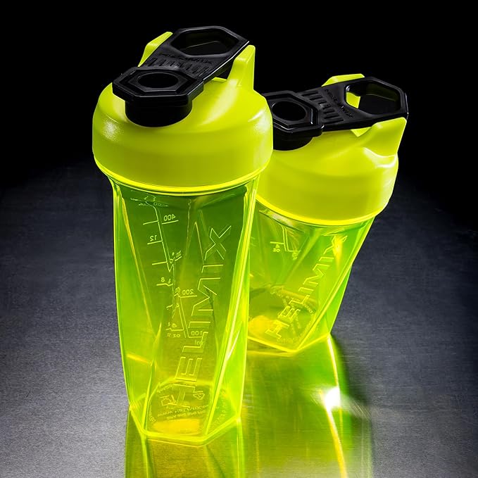 HELIMIX 1.5 Vortex Blender Shaker Bottle Holds upto 28oz | No Blending Ball or Whisk | USA Made | Portable Pre Workout Whey Protein Drink Shaker Cup | Mixes Cocktails Smoothies Shakes | Top Rack Safe