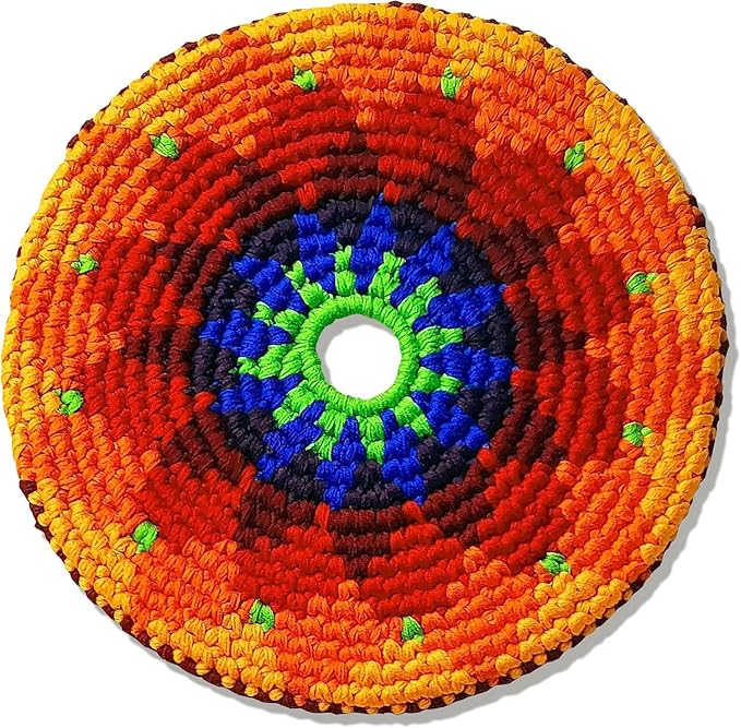 Buena Onda Indoor Flying Disc - 7'' Flexible Sport Disc for Indoor and Outdoor Play - Amazing Handmade Quality from Guatamala - Pocket Discs are Played in Over 20 Family Fun Games