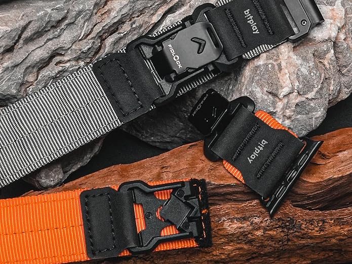 bitplay QuickFit Watch Band 22mm / 26mm – Magnetic Fidlock Buckle, Reinforced Nylon & Hypalon Strap, Compatible with Garmin Forerunner, Instinct, Quatix Series