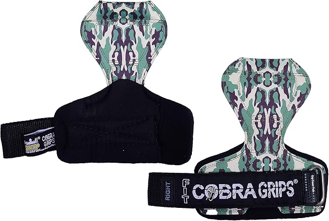 Cobra Grips PRO Weight Lifting Gloves Heavy Duty Straps Alternative Power Lifting Hooks for Deadlifts Adjustable Neoprene Padded Wrist Support Bodybuilding