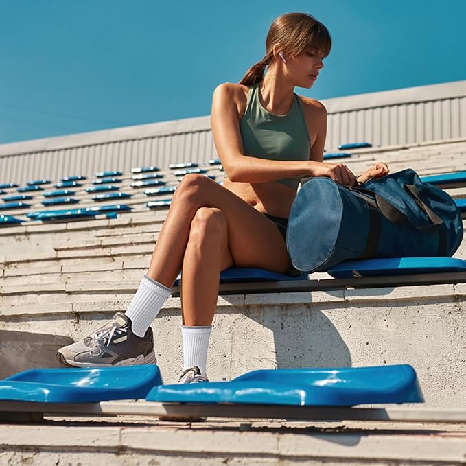 Gonii Women Socks Hiking Running Thick Cushion Athletic Crew Socks 5-Pair