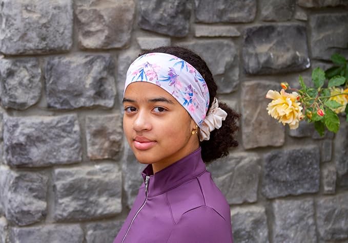 Equestrian Headbands Designed to Wick Moisture and Protect Hair Under Helmets, for Horseback Riding, Biking, and Securing Ear Buds