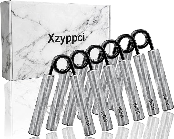 Grip Strength Trainer,50LBS-300LBS Metal Hand Grip,No Slip Heavy-Duty Hand Grip Strengthener,Wrist & Forearm Hand Exerciser