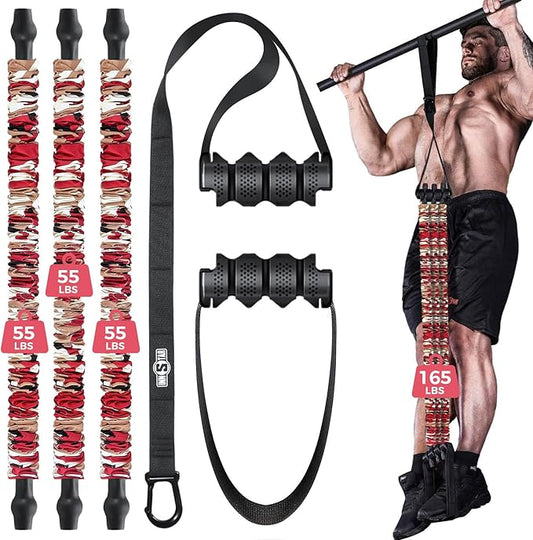 Innstar Pull Up Assistance Bands, 3 Heavy-Duty Adjustable Pull Up Bands Set, Pull Up Bands Assistance Bands for Enhanced Strength Training