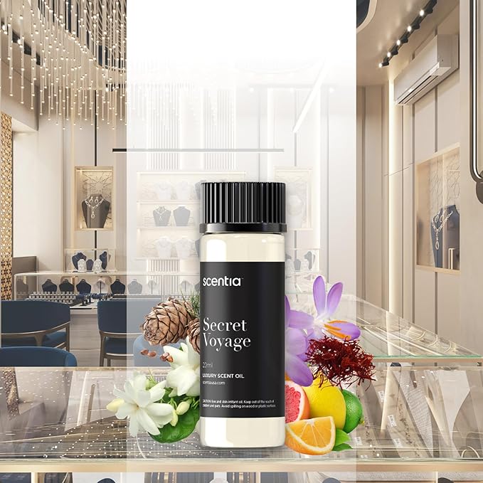 Hotel Diffuser Oil Inspired by The Baccarat Hotel Scent - 20 mL 0.67 fl oz - Essential Oil Blend of Cedar &Jasmine for Aromatherapy & humidifiers - Secret Voyage, Graduation Gift