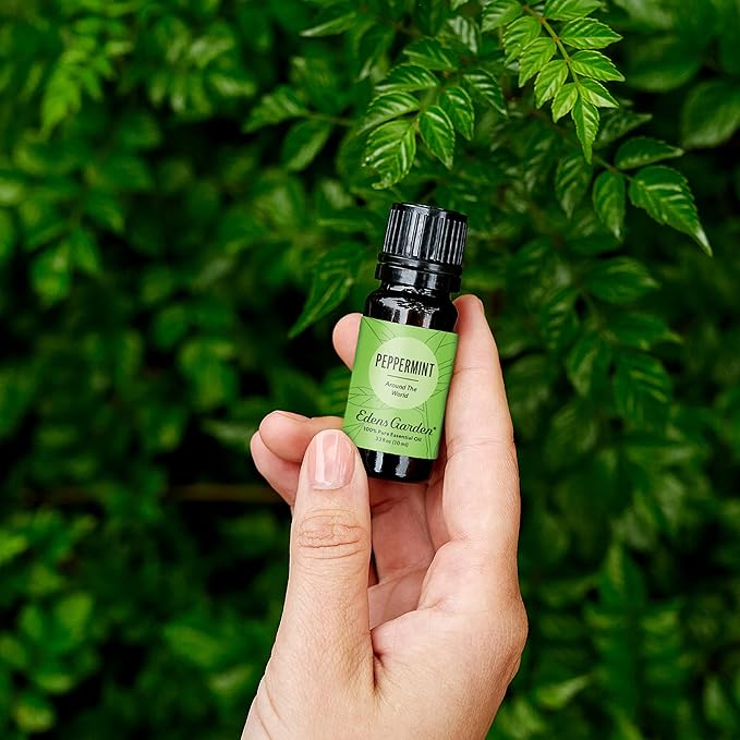 Edens Garden Peppermint Around The World Essential Oil- 100% Pure Premium Grade, Undiluted, Natural, Therapeutic, Aromatherapy, The Best for Diffuser, Candle, Laundry, Humidifiers 30 ml (1 fl oz)