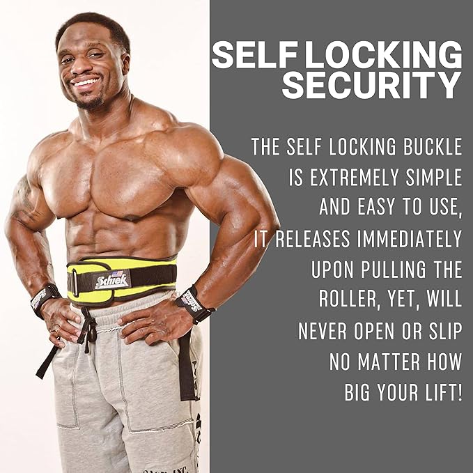 Schiek Sports 2006 Nylon 6 Inches Weight Lifting Belt - Support Belt for Power Lifting