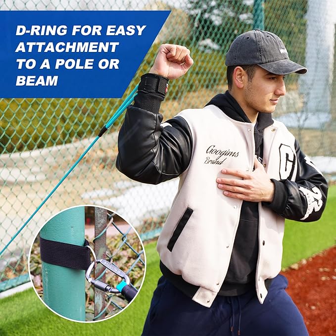 Resistance Bands for Pitchers, Baseball & Softball Training Equipment for Improving Arm Strength & Pitching Training, Baseball Pitching Bands for All Skill Levels