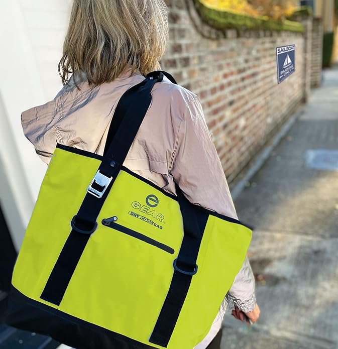 Dry Bag Cooler Tote – Collapsible, Waterproof and Leak-Proof Soft Sided Cooler Bag - Pool, Beach - 20 or 36 Cans