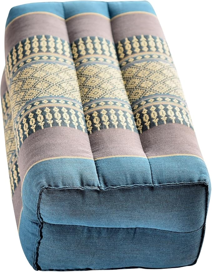 Yoga & Meditation Cushion - Organic Water-Resistant Kapok Filling, Meditation Cushion, Soft Yoga Prop