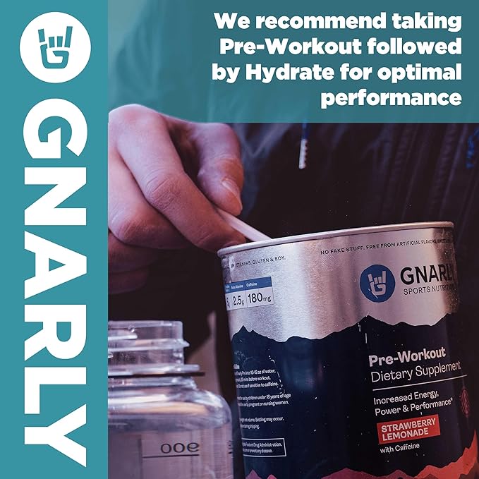 Gnarly Nutrition Hydrate Electrolyte Powder – Pina Colada Exercise Hydration Drink Mix – NSF Contents Certified – Electrolyte Solution, Performance & Recovery – Pina Colada, 14.10 oz