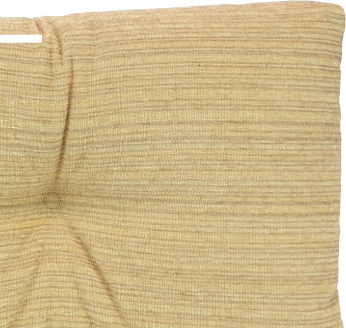 Klear Vu The Gripper Omega Non-Slip Tufted Bench Cushion for Indoor Furniture, Entryway Storage, Bay Window, Corner Nook or Piano Seat, 30 Inches, 07 Natural