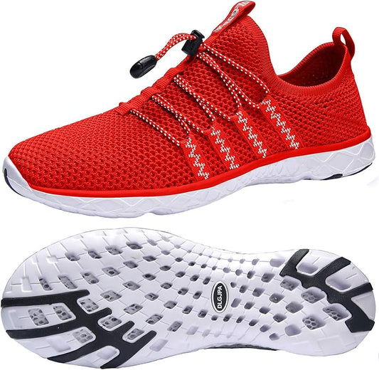 DLGJPA Men's Lightweight Quick Drying Aqua Water Shoes Athletic Sport Walking Shoes
