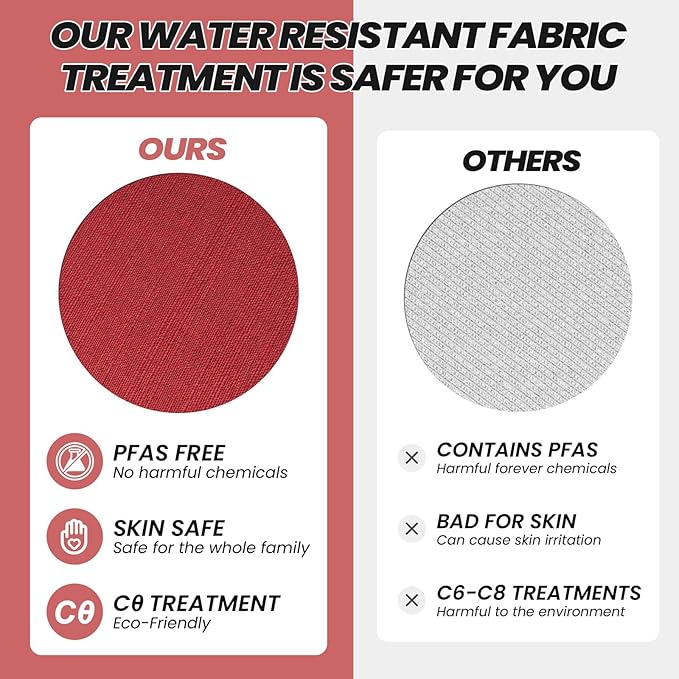 Crestlive Products Outdoor Bench Cushion 42 x 18 Inch, Waterproof Patio Bench Cushions for Outdoor Furniture, Porch Swing Replacement Pad with 30D Foam, Adjustable Straps and Portable Handle, Chili