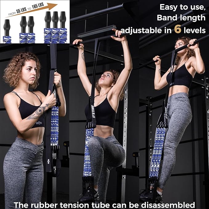 Innstar Pull Up Assistance Bands, 3 Heavy-Duty Adjustable Pull Up Bands Set, Pull Up Bands Assistance Bands for Enhanced Strength Training