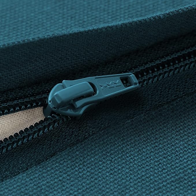 Yoga Meditation Cushion, 25" x 12" Rectangular Bolster with Organic Cotton Cover