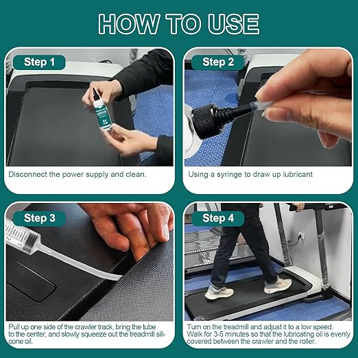 500ml Treadmill Oil Belt Lubricant, Silicone Treadmill Lubricant for Belt High Temperature Resistance, Reduces Friction, Noise & Wear, Suitable for Various Treadmills Models