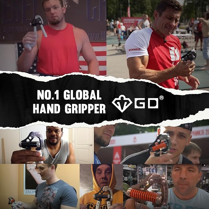 GD IRON GRIP 70 Hand Grip Strengthener (Adjustable hand grip) Wrist and Forearm Strength Trainer Hand Strengthner