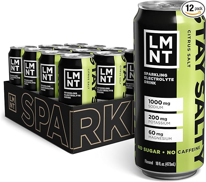 Drink LMNT Sparkling Electrolyte Drink - Citrus Salt | 12-Count
