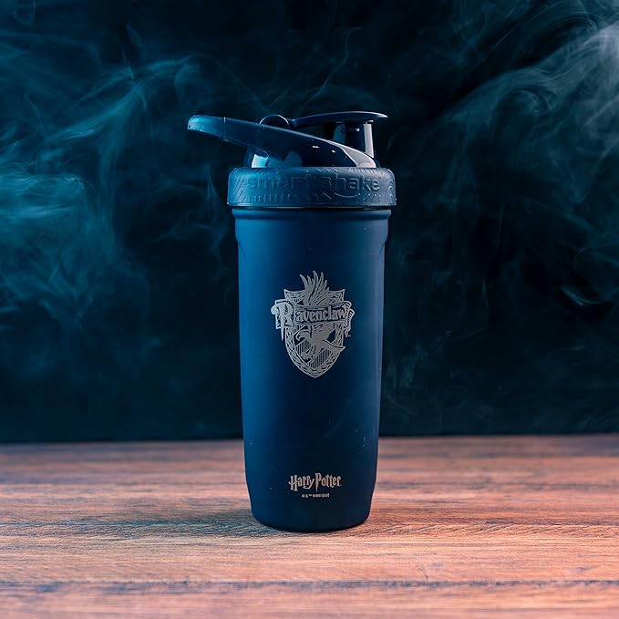 Smartshake Reforce Stainless Steel Harry Potter Ravenclaw Shaker Bottle (900 ML /30oz) | Light Weight Resistance Sports Shaker Bottle with a Soft Lid | Leakproof, BPA Free & DEHP Free