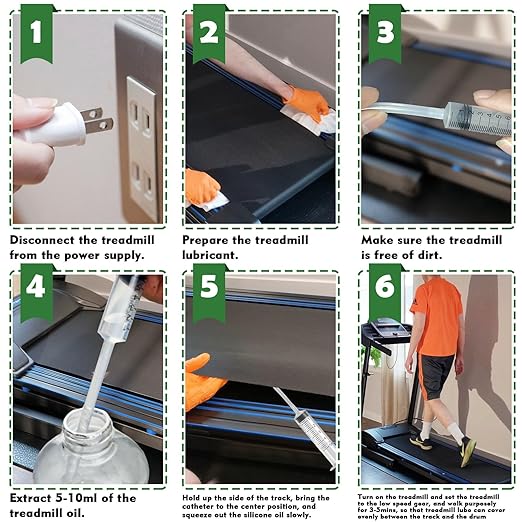 500ml Treadmill Lubricant for Belt, 100% Silicone Treadmill Oil, High Temperature Resistant Stable Treadmill Belt Lubricant, Treadmill Lube Suitable for Most Types of Treadmills