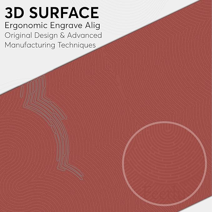 Extra Thick 12mm Exercise Mat – Non-Slip, Joint-Friendly & Cushioned Fitness Mat for Yoga, Pilates & Floor Workouts – Durable, Supportive & Includes Feetlu Classic Strap