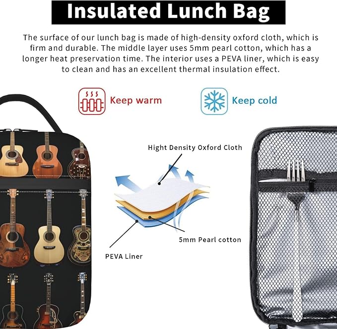 Insulated Lunch Box for Women Men, Marshmallow Lunch Box Reusable Portable Lunch Bag Cooler Tote Waterproof Lunch Container for Office Picnic Work Travel Hiking