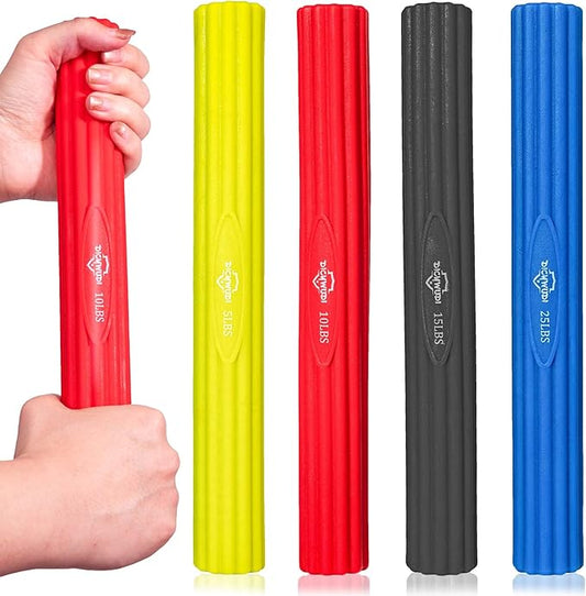 Flex Therapy Bars,Twist Bar for Physical Therapy & Resistance Bar for Golfers Elbow,Tendinitis,Wrist,Forearms Pain, Improve Grip Strength and Relieve Pain