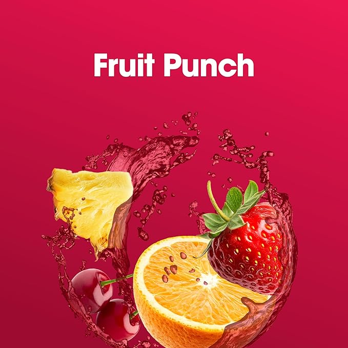 Optimum Nutrition Amino Energy Powder Plus Focus, with BCAA, Electrolytes, and Caffeine, Fruit Punch, 30 Servings (Packaging May Vary)