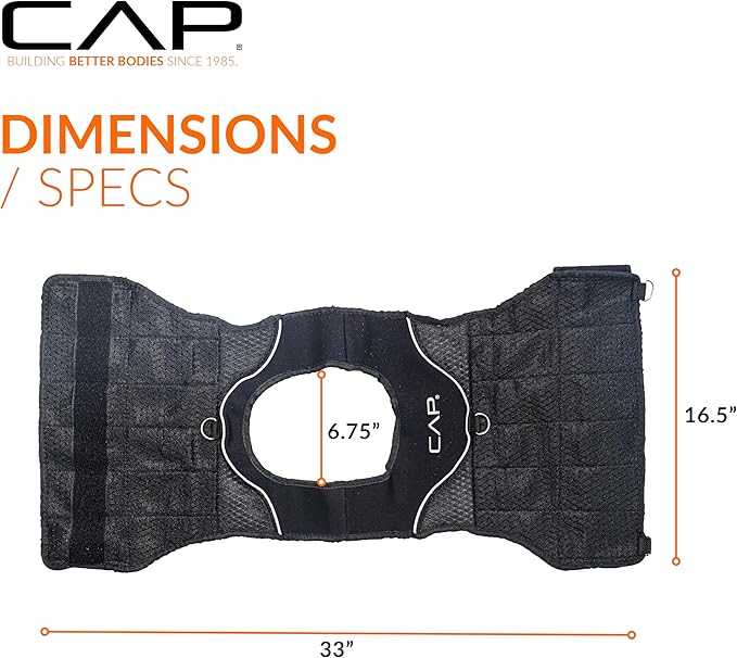 CAP Barbell Adjustable Weighted Vest | Various Sizes