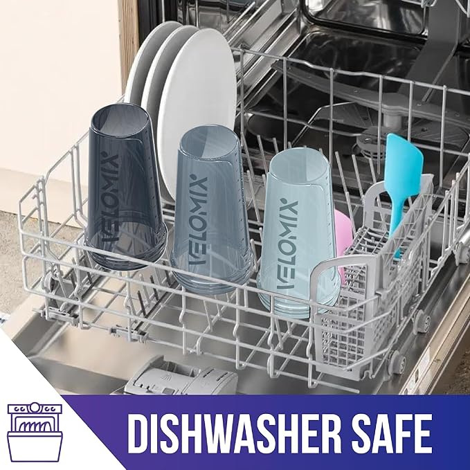 -4 PACK 28 Oz Protein Shaker Bottle for Protein Mixes - 4x Wire Whisk | Leak Proof Shaker Cups for Protein Shakes | Protein Shaker Bottle Pack | Protein Shake Cup (Aqua Depths)