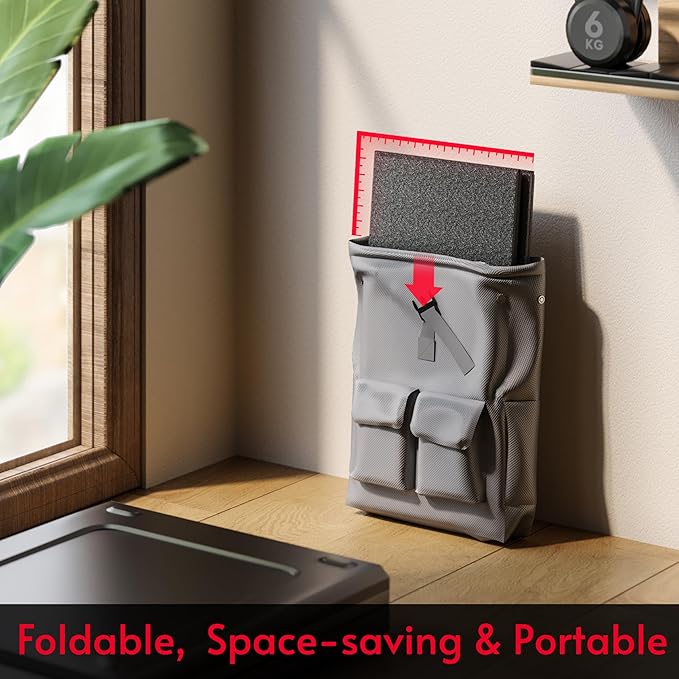 Mat Compatible with Walking Pad (Mat Only),Under Desk Treadmill Mat, Protector for Small Mini Treadmill, for Hardwood Floors, Waterproof & Anti-Slip, 6mm Thick