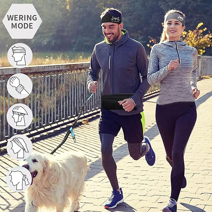 3pcs Headbands for Men Sports Sweat Bands Sweatbands for Mens Workout Running Headbands for Men