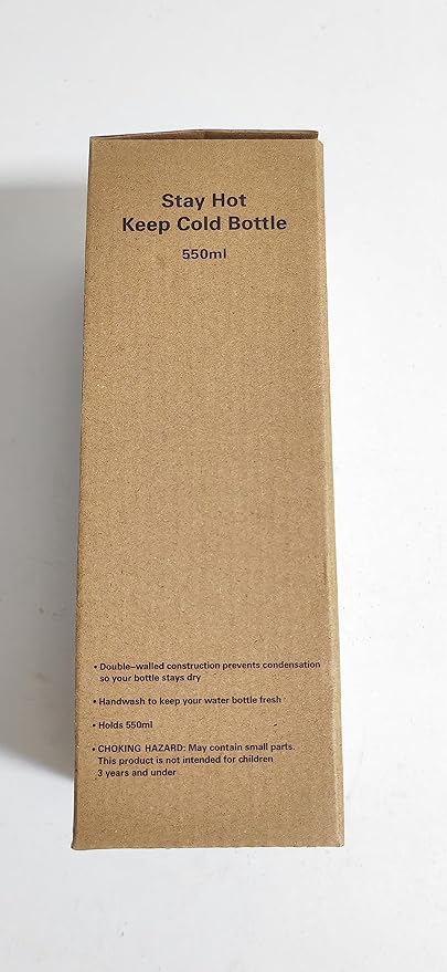 Slim Insulated Water Bottles for Travel 18oz with Clip, Double Wall Vacuum Stainless Steel Water Bottle Keeps Drinks Cold 24 Hrs/Hot 12 Hrs, 100% Leakproof, BPA Free(Emerald Green)