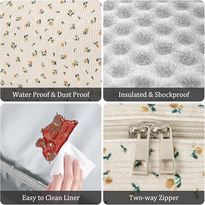 Insulated Lunch Bag for Women Men Large Reusable Lunch Box Adult Leakproof Portable Cooler Tote Bags for Work Picnic