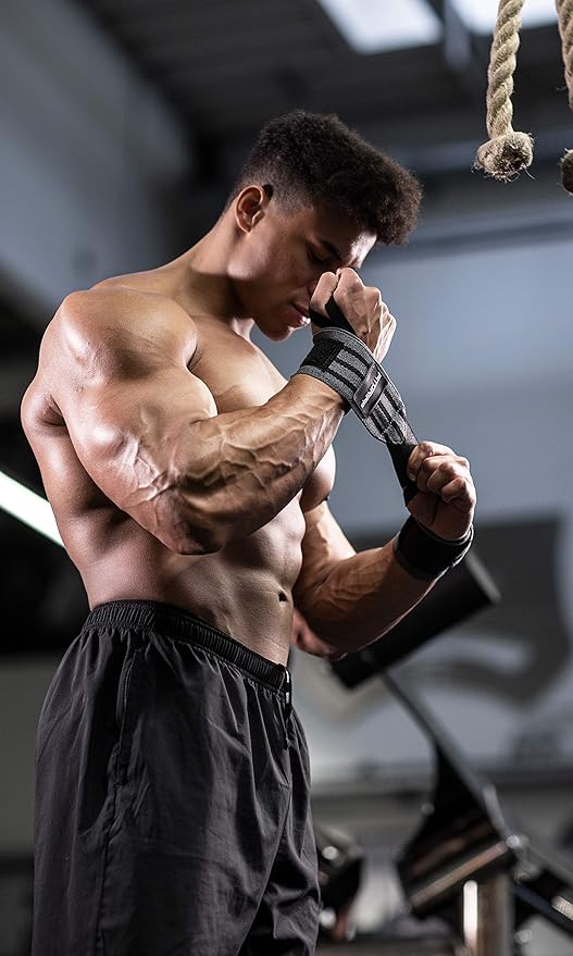 Fitgriff® Lifting Straps & Wrist Wraps (Bundle) Superior Support for Weightlifting & Gym Workouts - for Men and Women