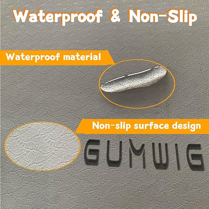 Under Desk Elliptical Equipment Mat, Electric Leg Foot Exerciser Machine Mat while Sitting for Seniors, Anti-slip and Lightweight Ellipse Rubber Matt to Protect Concrete